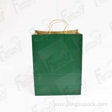 Customise Clothing Shopping Package Black Paper Bag